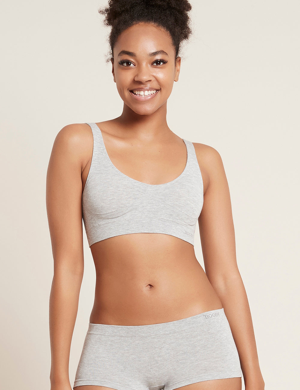 BOODY - Padded Shaper Crop Rintaliivi Toppi