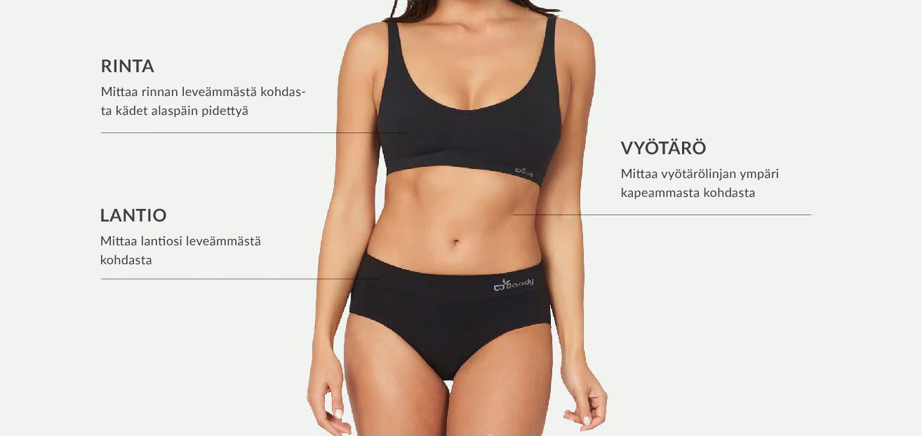 BOODY - Full Brief Korkea Vyötärö Alushousut - 3-Pack