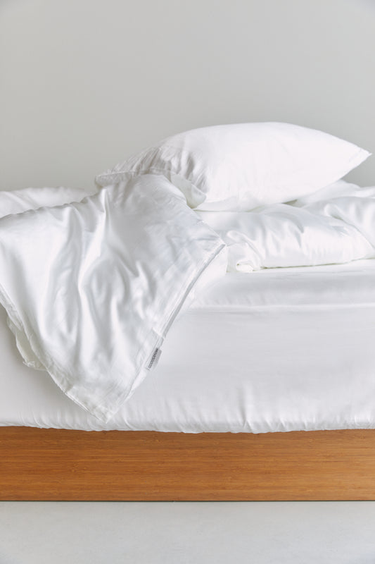 MOVESGOOD - Bamboo Bed Set Double 240 X 210 cm